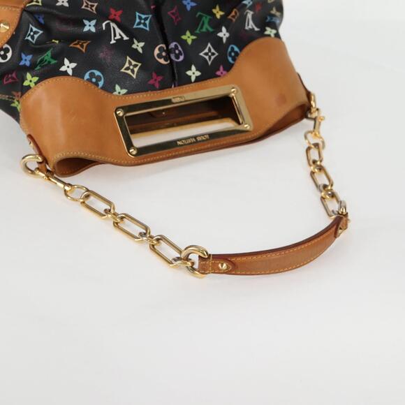 LOUIS VUITTON Monogram Multicolor Judy MM Bag Black M40256 - Picture 7 of 16